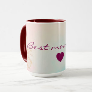 Mug Collection Luxe Moderne Or Rose Pâle Menthe Douce