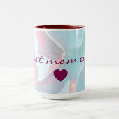 Mug Collection Luxe Moderne Rose Pâle Menthe Douce Or (Centre)