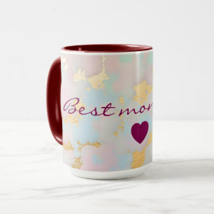 Mug Collection Luxe Rose Pâle Menthe Or Populaire