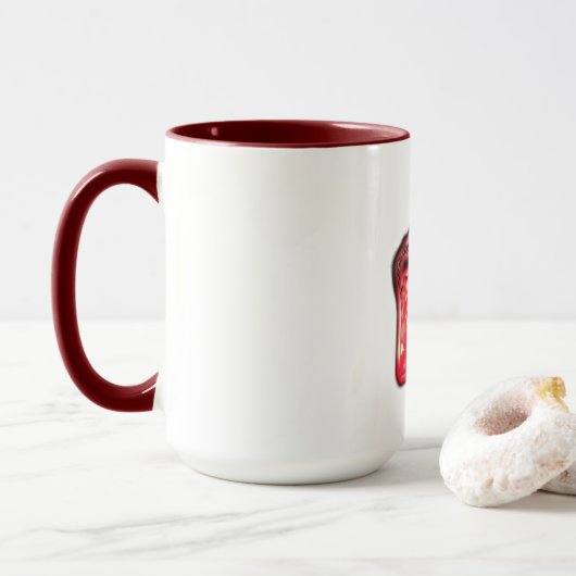 Mug Collection moderne de chapeaux de Santa. (Avec donut)