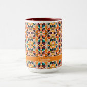 Mug Collection moderne rétro Abstraite carré (Centre)