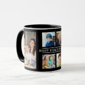 Mug Collection photo de la meilleure famille moderne E (Devant gauche)