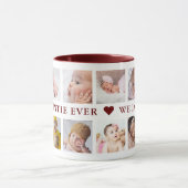 Mug Collection photo moderne 12 Maroon Meilleure jeune (Centre)