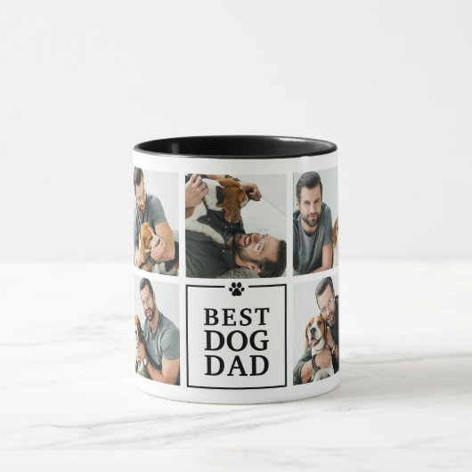 Mug Collection photo moderne Best Dog Dad 7 (Centre)