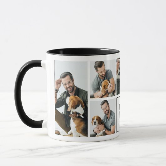Mug Collection photo moderne Best Dog Dad 7 (Gauche)