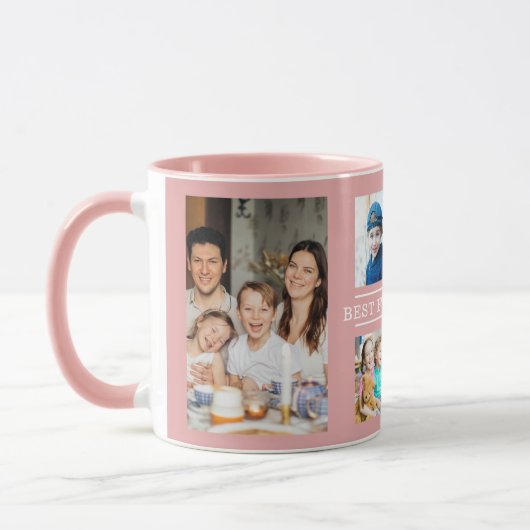 Mug Collection photo moderne de la meilleure famille E (Gauche)