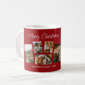 Mug Collection photo moderne Joyeux Noël (Devant gauche)