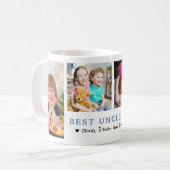 Mug Collection photo personnalisée Best Uncle Ever 4 (Devant gauche)