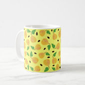 Mug Collection Poires Dorées Jaune Clair (Devant gauche)