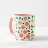 Mug Collection Poires Dorées Rose (Devant gauche)