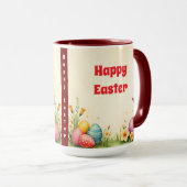 Mug Collection populaire de petit lapin de Pâques (Devant droit)