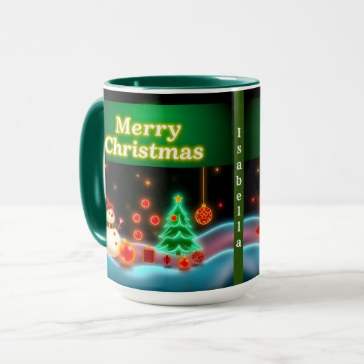 Mug Collection populaire Noël Neon Holiday (Devant gauche)