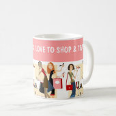 MUG COLLECTION REINE DU SHOPPING (Devant droit)