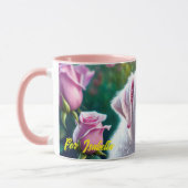Mug Collection rose Et Belle Chienne (Gauche)