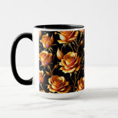 Mug Collection Rose tendance de luxe Big Gold (Gauche)