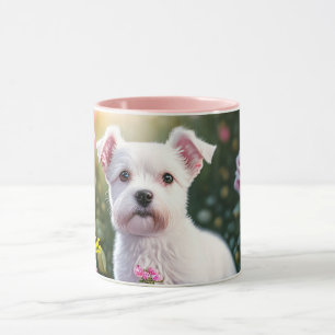 Mug Collection roses Et Petits Chiens