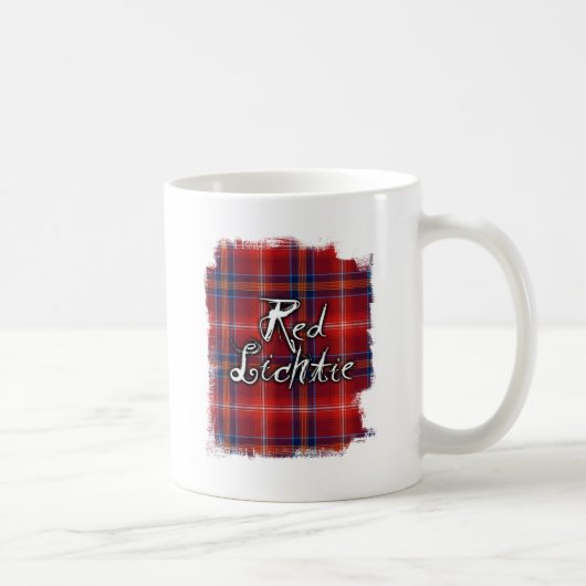 Mug Collection rouge de Lichtie de graffiti (Droite)