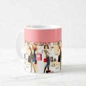 Mug Collection Shopping Queen : Dames (Devant gauche)