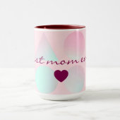 Mug Collection Tendance Abstraite Rose Fardé Menthe (Centre)