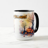 Mug Collection Tendance Halloween Effrayant Mignon (Devant droit)