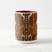 Mug Collection tendance Vache Faux Cuir Elégante (Centre)