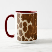 Mug Collection tendance Vache Faux Cuir Elégante (Gauche)