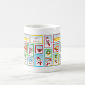 Mug Collection Timbres de Noël Café personnalisable (Centre)