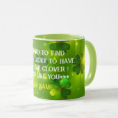Mug Collection verdoyante St Patrick's Day Clover (Devant droit)