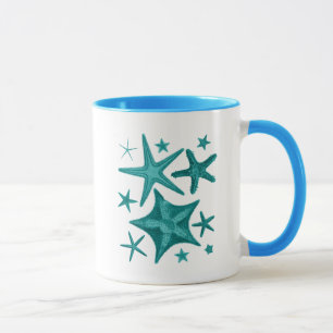 Mug Collection verte 2 d'étoiles de mer