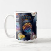 Mug Collection Vinyl Record Pattern 80s Retro Spectrum (Gauche)