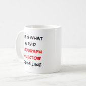 Mug collectionneur d'autographes, David (Devant gauche)