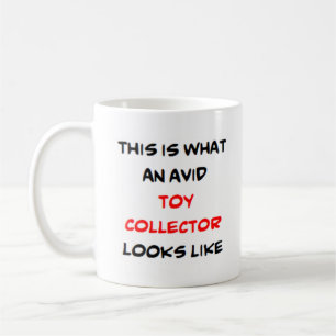 Mug collectionneur de jouets, avide