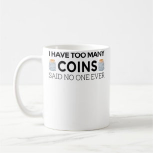 Mug Collectionneur de pièces amusant pour enfant numis