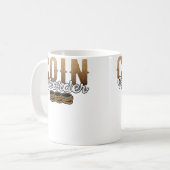Mug Collectionneur de pièces de monnaie numismate (Devant gauche)