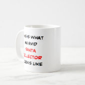 Mug Collectionneur père Noël, avide (Devant gauche)