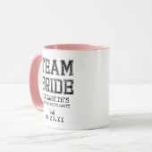 Mug Collegiate Team Bride Bachelorette Party (Devant gauche)