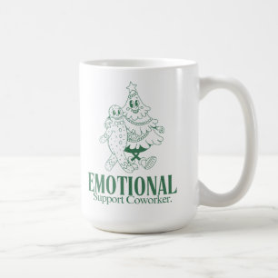 Mug Collègue de soutien émotionnel Noël drôle de burea