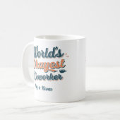 Mug collègue le plus malin au monde (Devant gauche)