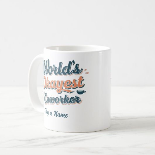 Mug collègue le plus malin au monde (Devant gauche)