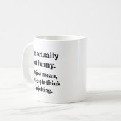 Mug Collègue sarcastique drôle (Devant gauche)