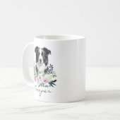 Mug Colley à la frontière aquarelle (Devant gauche)