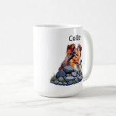 Mug COLLEY - nous aimons les colleys (Devant droit)