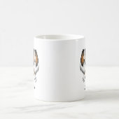 Mug Colley Rough Sable Mignon Chien de Dessin Animé & (Centre)