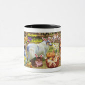 Mug Colleys et chatons célébrant en tant que lapins de (Centre)