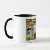 Mug Colleys et chatons célébrant en tant que lapins de (Gauche)