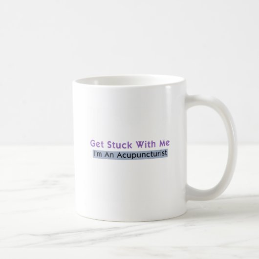 Mug Collez-vous à moi - Je suis acupuncteur (Droite)