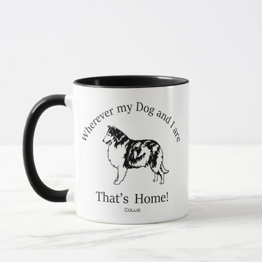 Mug Collie (Gauche)