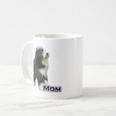 Mug Collie barrée Maman 4 (Devant gauche)