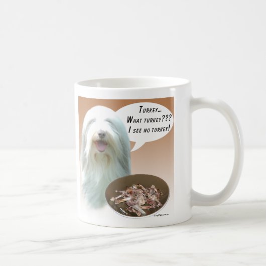 Mug Collie barrée Turquie (Droite)