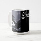 Mug Collie Bordure Possédant Peinture personnalisée (Devant gauche)